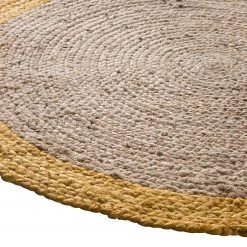 Top Square Tapis en jute Zaafarana - Jute - Beige / Jaune -Tapis Soldes Boutique urbanville teppiche jute teppiche 13 11 2017 5124208