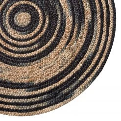 Top Square Tapis en jute Duba - Jute - Beige / Noir -Tapis Soldes Boutique urbanville teppiche jute teppiche 13 11 2017 5124292