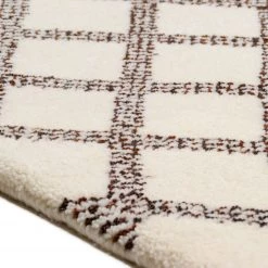 THEKO die markenteppiche Tapis en laine Marmoucha - Laine - 140 x 200 cm -Tapis Soldes Boutique wollteppich marmoucha wolle wollweiss 140 x 200 cm 5000664